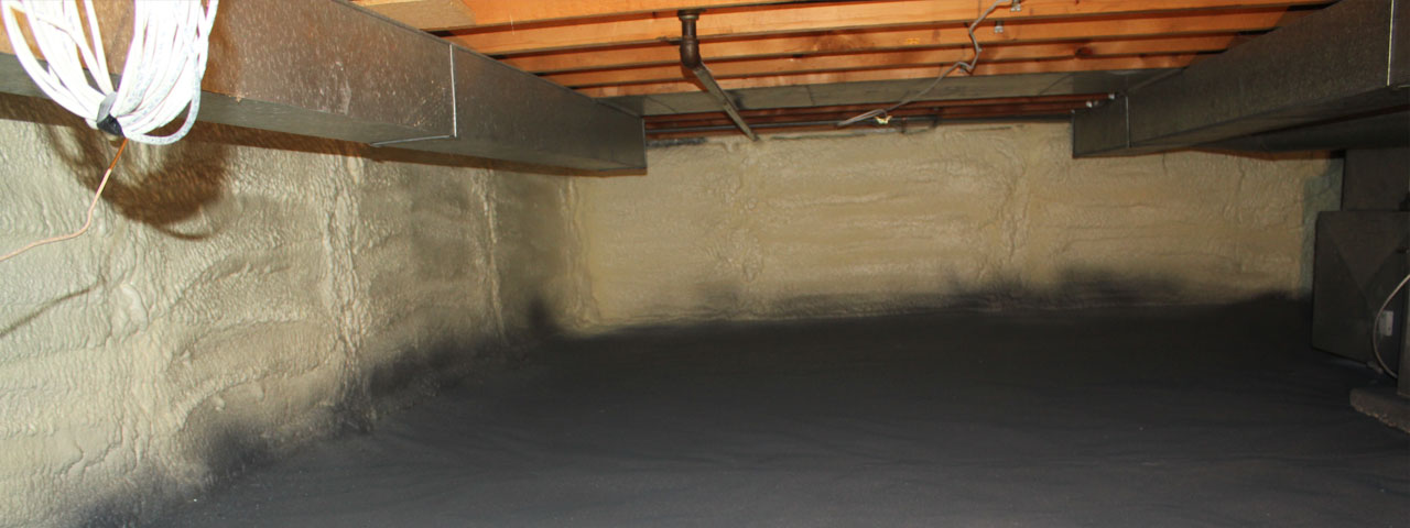 Burlington spray foam insulation for crawl spaces